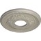 Ekena Millwork Palmetto Ceiling Medallion (Fits Canopies up to 4 7/8"), 12 1/8"OD x 3 1/2"ID x 1"P, Pearl White CM12PMPWS - alternate 3